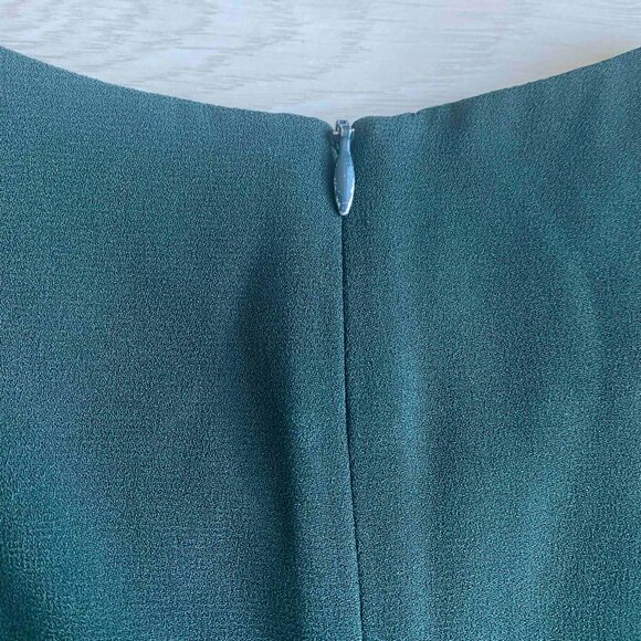 MM LaFleur Kelly Green Shift Midi Dress Size 8 Career Workwear Professional - Picture 8 of 9